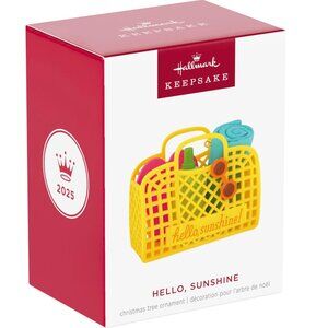 New 2025 Hallmark Keepsake Ornament Hello Sunshine Beach Bag